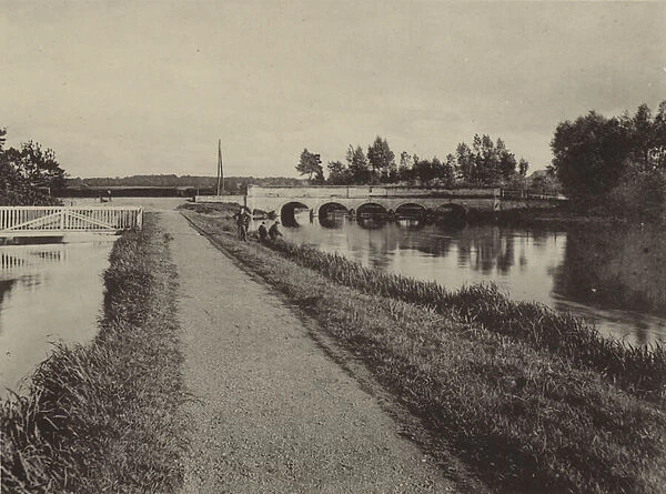 The Kennet, Eddington Bridge (b  /  w photo)