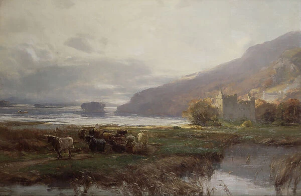 Kilchurn Castle, Lock Awe, 1879 (oil on canvas)