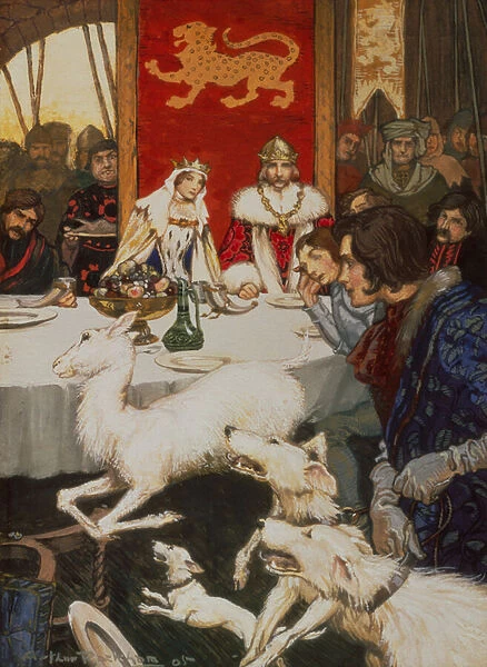 King Arthurs Wedding Feast, 1905 (w  /  c)