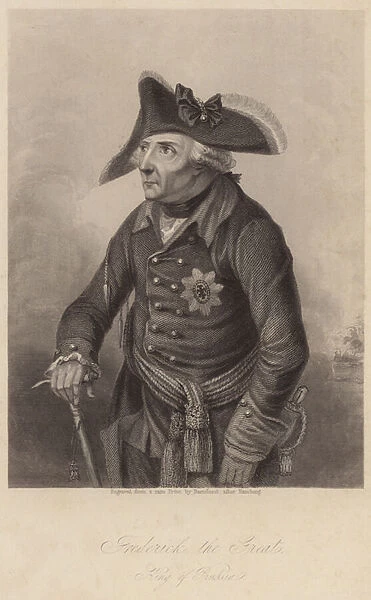 King Frederick II of Prussia (engraving)