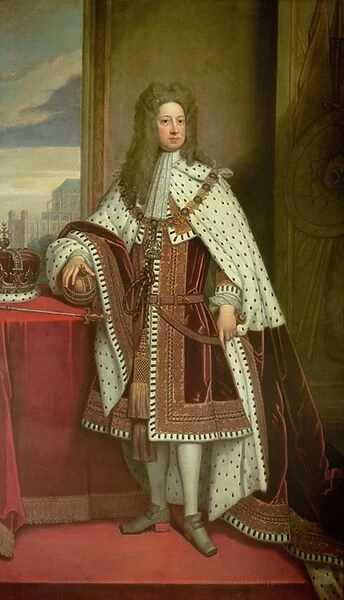 King George I (oil on canvas)