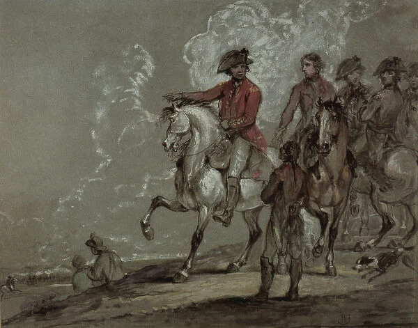 King George III, reviewing the 10th Dragoons