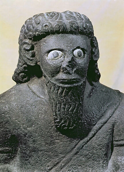 King Hadad, from the Palace at Tell-Halaf, Syria (stone)