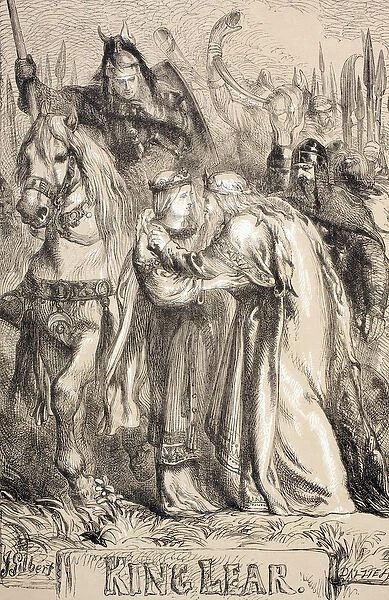 King Lear, 1890 (litho)