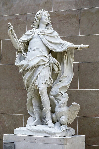 The King Louis XV as Jupiter, 1731 (marble)