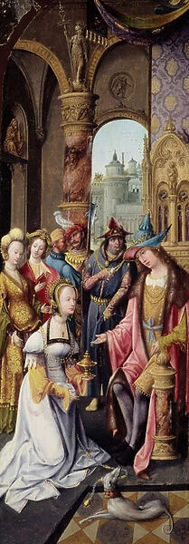 King Solomon Receiving the Queen of Sheba, 1515-20 (oil on panel, transferred to canvas)