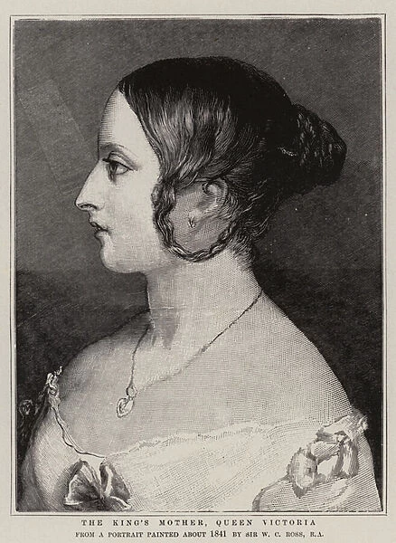 The Kings Mother, Queen Victoria (engraving)