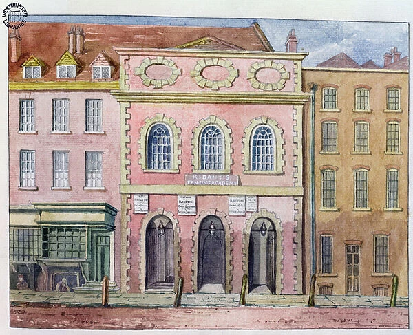 Kings Theatre, Haymarket, 1783 (w  /  c on paper)
