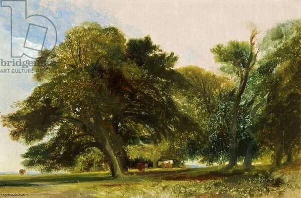 Kingsweston Park - Sketch, c. 1833 (oil on canvas)