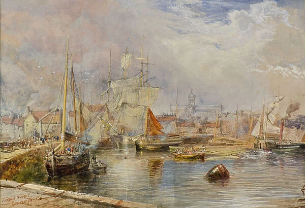 Kirkwall Harbour, 1866 (w  /  c)