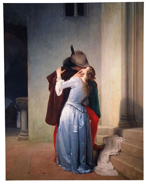 The Kiss, 1867 (oil on canvas)