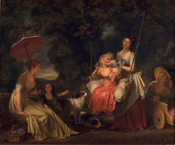 The Kiss of Innocence, or The Swing, c. 1787-88 (oil on canvas)