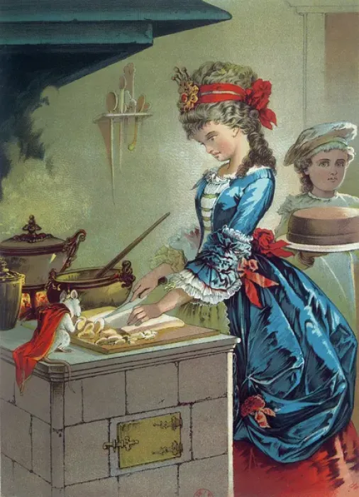 Framed Print : In the Kitchen, illustration from The Nutcracker by E. T Framed Print : In the Kitchen, illustration from The Nutcracker by E. T