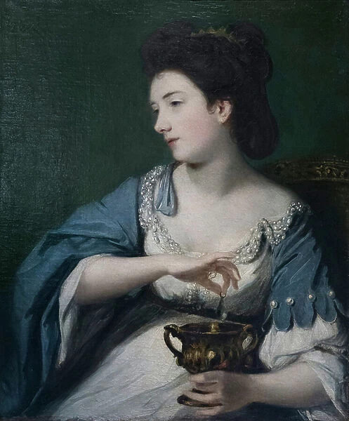 Kitty Fisher as Cleopatra, 1759 (oil on canvas)