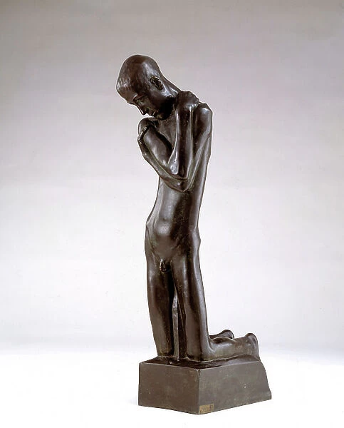 Kneeling Youth (bronze)