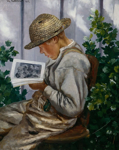 Kristian Heartbreaker, 1887 (oil on canvas)