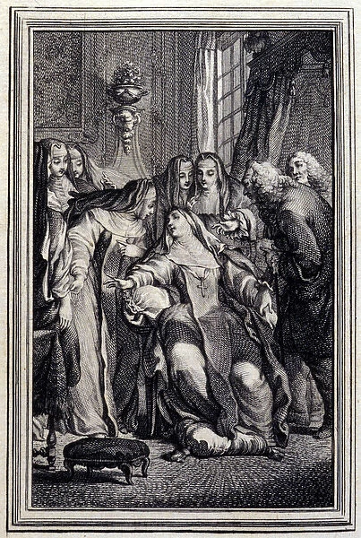 L abbess malade - in 'Tales et nouvelles en verse'by Jean La Fontaine
