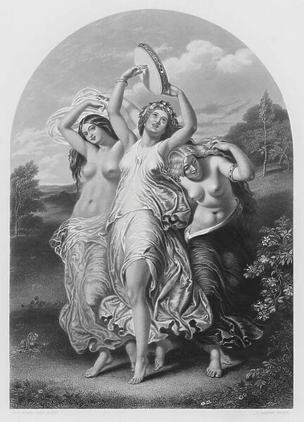 L Allegro, from the picture in the Royal Collection (engraving)