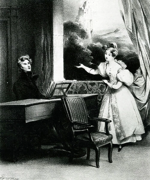 L Artiste, 1831 (lithograph)