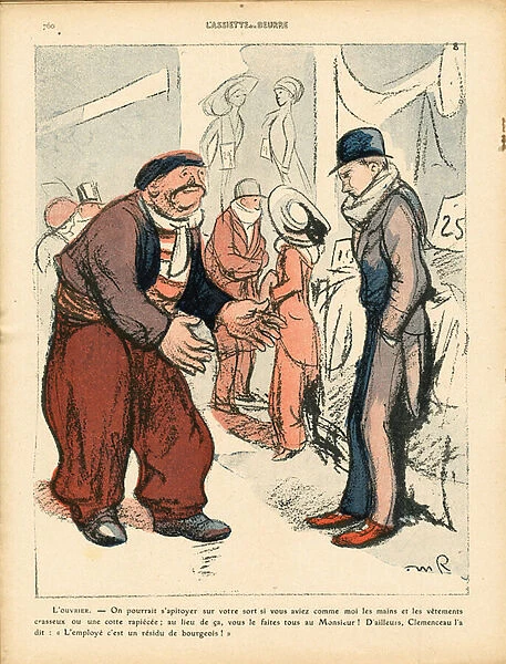 L Assiette au Beurre, number 516, Satirique en couleurs, 1911_2_18: Metiers