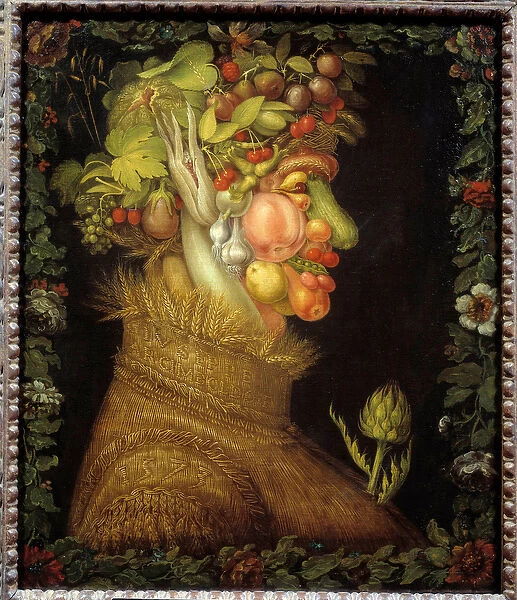 L ete Painting by Giuseppe Arcimboldo (1527-1593) 1573 Dim