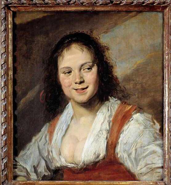 La Bohemienne Painting by Frans Hals l ancien (1581  /  1585-1666) 1628 Dim