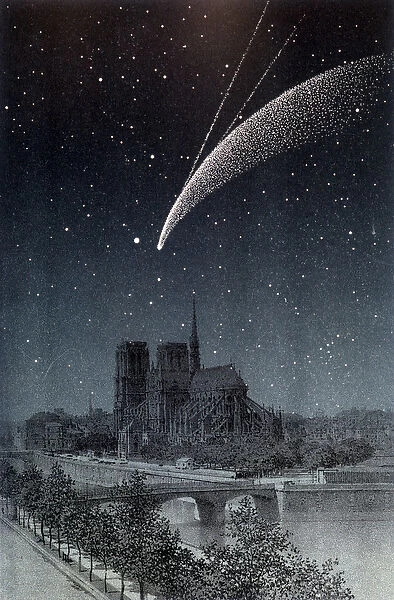 La comet de Donati, vue a Paris 04  /  10  /  1858 - in 'Le Ciel'