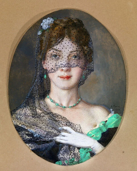 'La dame au voile'(Manon Lescaut) 1928