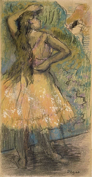 La Danseuse, c. 1888 (pastel on paper)