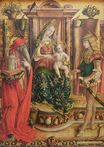 La Madonna della Rondine, after 1490 (oil and egg tempera on wood)