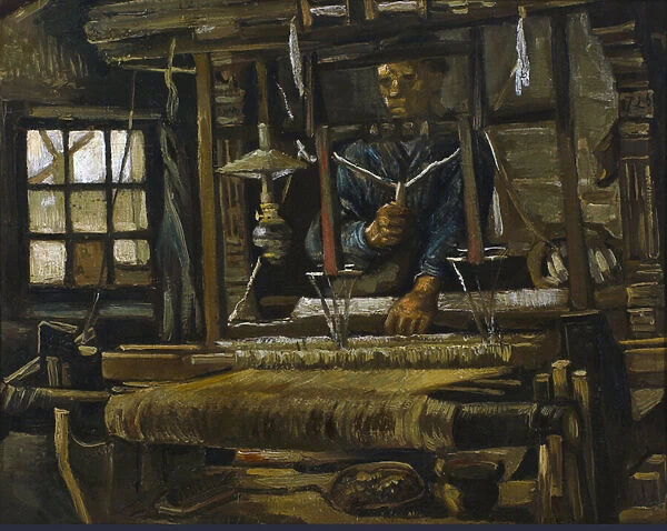 'La maison du tisserand'(A Weavers Cottage) Peinture de Vincent van Gogh (1853-1890) 1884 Dim 47, 5x61 cm Museum Boijmans Van Beuningen, Rotterdam
