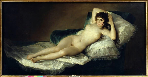 La maja desnuda (The Nude Maja), c. 1800 (oil on canvas)