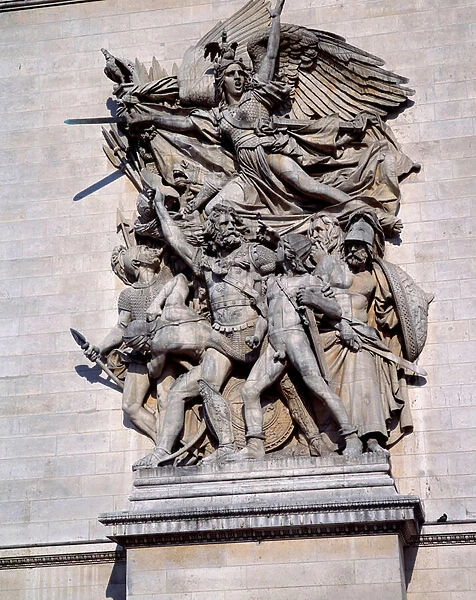 La Marseillaise de l Arc de Triomphe de Paris. Sculpture by Francois Rude