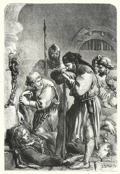 La Mort de Richard II (engraving)