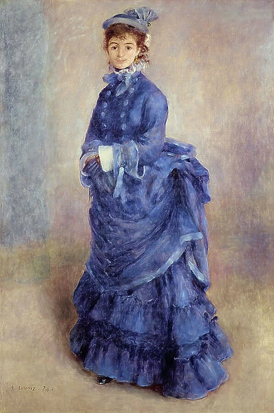 La Parisienne, The Blue Lady, 1874 (oil on canvas)