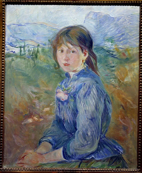 La petite nicoise Painting by Berthe Morisot (1841-1895) 1888 Sun