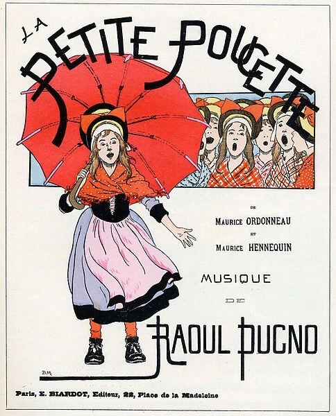 La Petite Poucette, 1896 (colour litho)