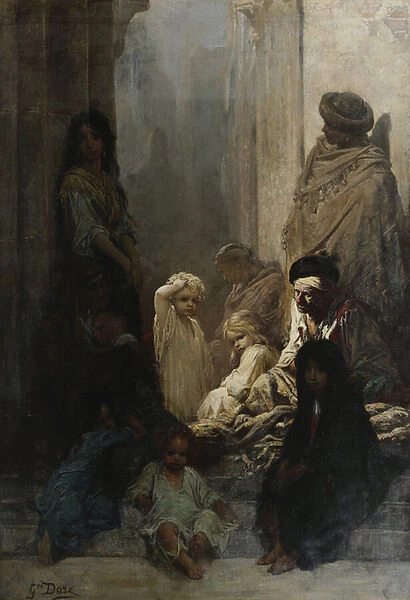 La Siesta- Souvenir d Espagne, 1868 (oil on canvas)