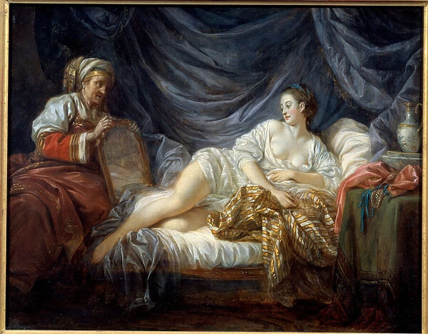 La Sultane Painting by Jean Baptiste Leprince (1734-1781) 1772 Metz, Museum of Fine Arts