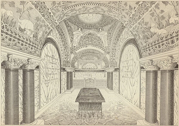 La Tombe de Pasteur (engraving)