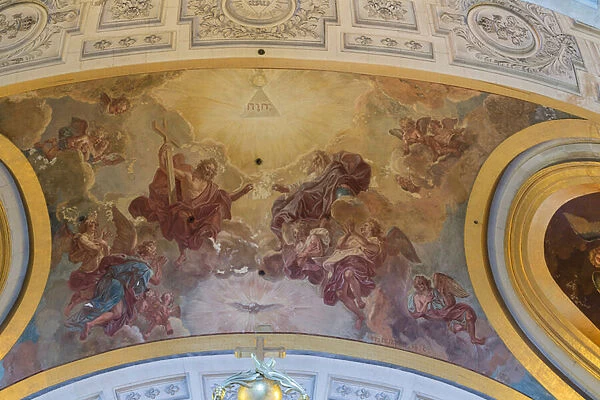 La Trinite, fresco of the Dome of the Invalides, 1704