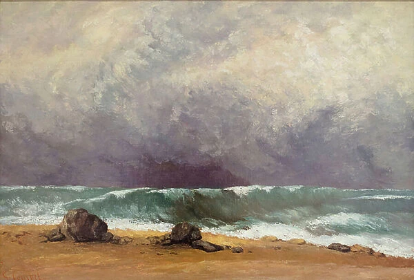 La Vague, 1871, Gustave Courbet (painting)