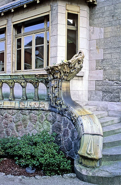 La Villa Majorelle, 1 Rue Majorelle in Nancy (Meurthe and Moslle). Architect Henri Sauvage (1873-1932), 1898-1902. In Nancy, Art Nouveau takes the name of Ecole de Nancy, or Alliance provincial des industries d'art