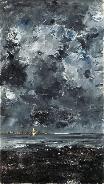 La ville - The Town - Strindberg, August (1849-1912) - 1903 - Oil on canvas - 94, 5x53 - Nationalmuseum Stockholm