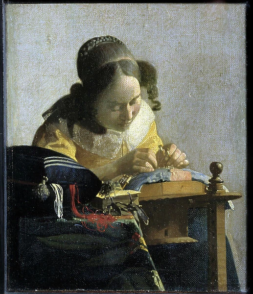 The Lacemaker, c. 1658-1660 (oil on canvas)