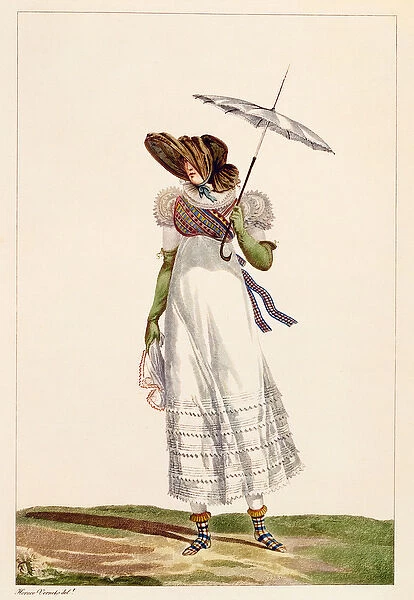A Ladies Summer dress, 1779 (coloured engraving)