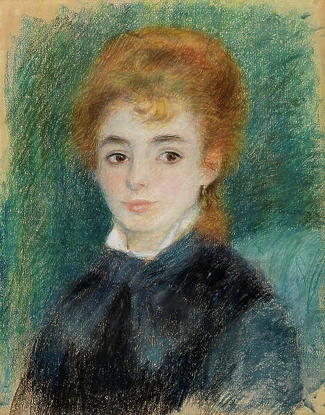 Lady with Auburn Hair, c. 1875-78 (pastel on toothed paper)