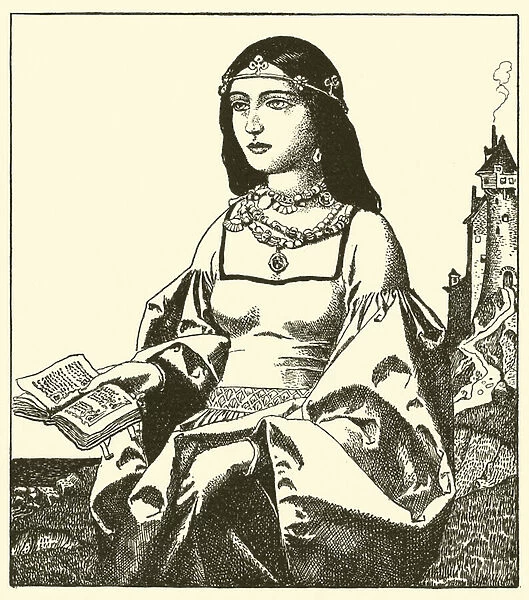 The Lady Belle Isoult (litho)