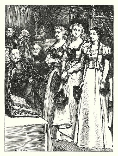 How Lady Blanche Arundel Held Wardour for King Charles (engraving)
