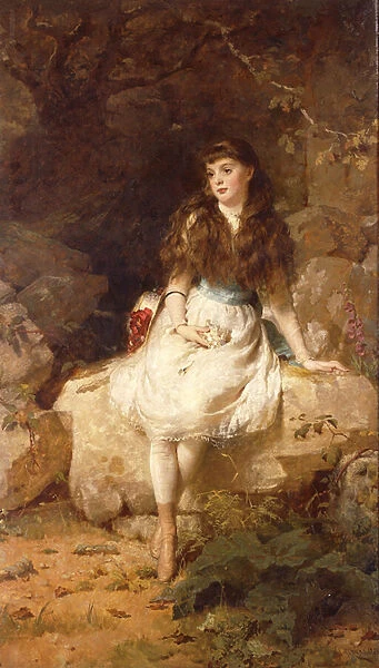 Lady Edith Amelia Ward, Daughter of the 1st Earl of Dudley, 1883 (oil on canvas)